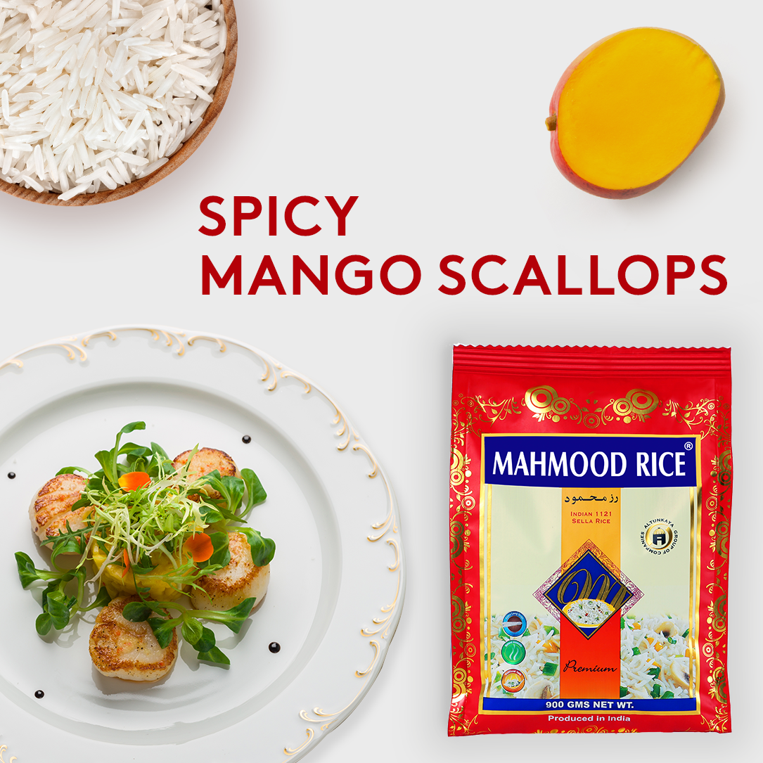 Spicy Mango Scallops